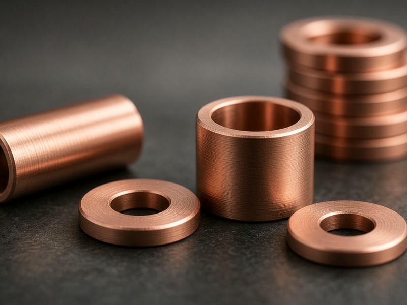 Custom Copper Spacers & Precision CNC Machined Components | SpacerMFG